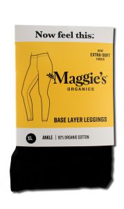 Maggies Functional Organics - Ankle LEGGINGS Black X-Large