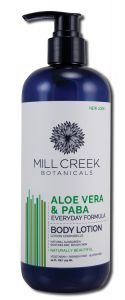 Mill Creek - Body Care Aloe Vera Paba LOTION 16 oz