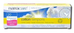 Natracare - Organic Non-applicator Style Tampons Super Plus 20 ct