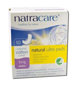 Natracare - Cool Comfort Pads And Shields Ultra Pads With Wings Long 10 ct