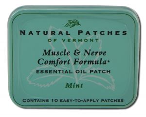 Naturopatch Of Vermont - Essential Oil Patch Tins Muscle and Nerve Comfort Mint 10 ct