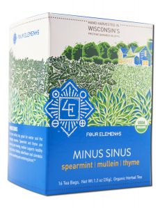 Four Elements - Herbal Teas Tin Minus Sinus 16 ct