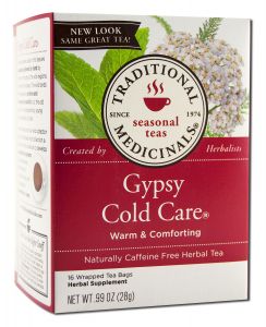 Traditional Medicinals - Herbal Teas (16 tea BAGS per box) Gypsy Cold Care 16 ct