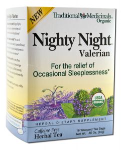 Traditional Medicinals - Organic Tea (16 BAGS Per Box) Nighty Night Valerian 16 ct