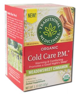 Traditional Medicinals - Organic Tea (16 BAGS Per Box) Cold Care PM Cafeine Free 16 ct