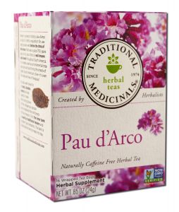 Traditional Medicinals - Herbal Teas (16 tea BAGS per box) Pau d Arco 16 ct