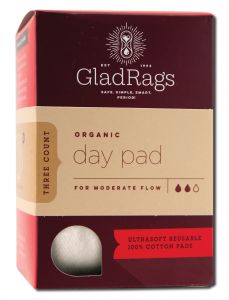 Glad RAGS - Undyed Organic Cotton Pads Organic Pad 3 Pack