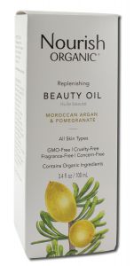 Nourish - Face & BODY Essentials Replenishing Argan OIL with Pomegranate and Rosehip 3.4 oz