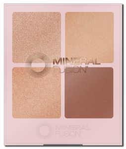 Mineral FUSION - Eyes Bronzer Palette Pool Party .45 oz