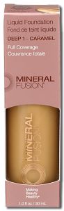 Mineral FUSION - Face Liquid Foundation Deep 1 1 oz
