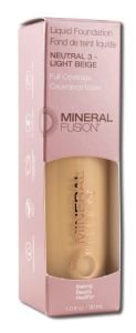 Mineral FUSION - Face Liquid Foundation Neutral 3 1 oz