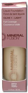 Mineral FUSION - Face Liquid Foundation Olive 1 1 oz