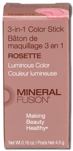 Mineral FUSION - Cheeks 3 in 1 Color Stick Rosette .35 oz