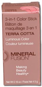 Mineral FUSION - Cheeks 3 in 1 Color Stick Terra Cotta .35 oz