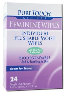 Pure Touch Skin Care - Feminine Wipes Feminine Wipes 24 ct Box
