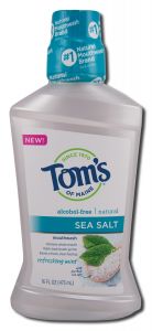 Toms Of Maine - Mouthwash Refreshing Mint Sea Salt 16 oz