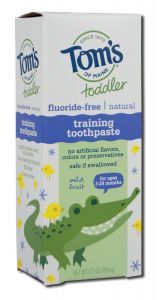 Toms Of Maine - Childrens TOOTHPASTE Toddler Training TOOTHPASTE Gel Fruit Flavor 1.75 oz