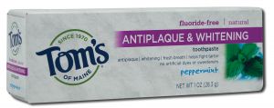 Toms Of Maine - Trial Size Products Peppermint Antiplaque Whitening TOOTHPASTE 1 oz