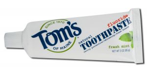 Toms Of Maine - Trial Size Products Fresh Mint Whitening Fluoride TOOTHPASTE 3 oz