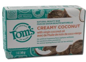 Toms Of Maine - Natural Beauty Bar Soap 4 oz Coconut 5 oz