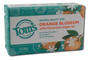 Toms Of Maine - Natural Beauty Bar SOAP 4 oz Orange Blossom 5 oz