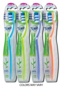 Toms Of Maine - Shaving Creams Naturally Clean Adult Medium Toothbrush Assorted Color
