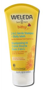 Weleda - Baby Care Products 2in1 Gentle SHAMPOO + Body Wash 6.8 oz