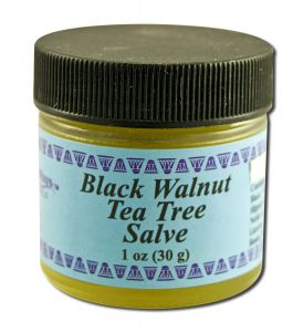 Wiseways Herbals - Salves for Natural Skin Care Black Walnut Tea Tree Salve 1 oz