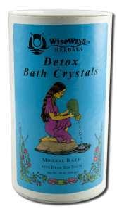 Wiseways Herbals - Bath Crystals Detox 16 oz