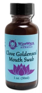 Wiseways Herbals - Body Care Clove Goldenseal Mouth Swab 1 oz