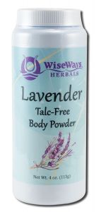 Wiseways Herbals - BODY Care Lavender BODY Powder 4 oz