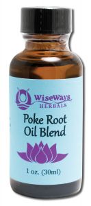 Wiseways Herbals - Medicinal Oils Poke Root Blend 1 oz