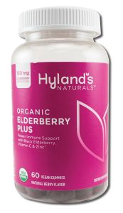 Hylands Standard Homeopathics - Gummy Organic Elderberry Adult 60 ct