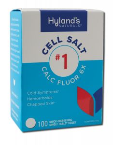 Hylands Standard Homeopathics - Tissue Salts (Cell Salts) 6x #1 Calc Fluor 6X Tablet 100 CT