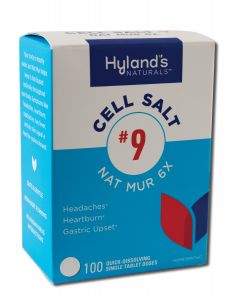 Hylands Standard Homeopathics - Tissue Salts (Cell Salts) 6x #9 Nat Mur 6X Tablet 100 CT