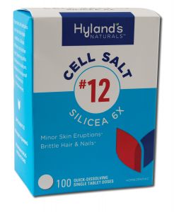 Hylands Standard Homeopathics - Tissue Salts (Cell Salts) 6x #12 Silicea 6X Tablet 100 CT