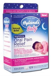 Hylands Standard Homeopathics - Remedies For Children Baby Nighttime Oral Pain Relief 125 Tab