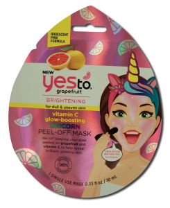 Yes To Inc - Grapefruit Vitamin C Glow Boosting UNICORN Peel-Off Mask .33 oz