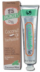 Dr. Gingers - Coconut Oil Oral Care Coconut Oil Mint TOOTHPASTE 4 oz
