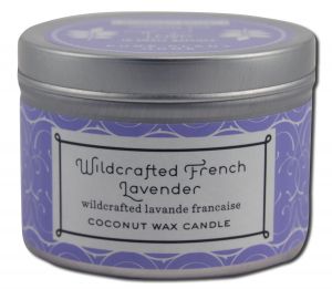 Pure Plant Home - Coconut Wax in a Silver Tin Wildcrafted French Lavender 3 oz