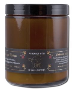 Pure Plant HOME - Coconut Wax Amber Apothecary Jar Pumpkin Spice Wellness 7 oz