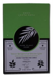 Pure PlAnt Home - Coconut VegetABle WAx Blend Votives ItAliAn BergAmot\/PersiAn Lime 6 pk