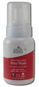 Earth Mama Organics - SOAPs Simply Non-Scents Baby Wash 5.3 oz