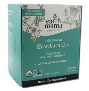 Earth Mama Organics - Teas 16 Bags Organic Heartburn 16 ct