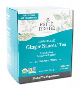 Earth Mama Organics - Teas 16 Bags Organic Ginger Nausea 16 ct