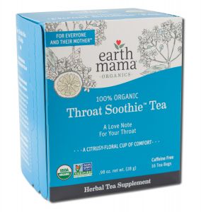 Earth Mama Organics - Teas 16 Bags Organic Throat Smoothie 16 ct