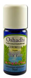 Oshadhi - Essential Oil Singles Citronella Organic (Java Type) 10 mL