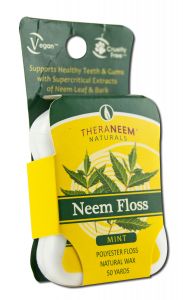 Theraneem Naturals - Oral CARE DENTAL Floss Mint 50 yards