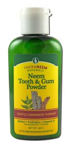 Theraneem Naturals - Oral Care Cinnamon Tooth and Gum Powder 40 gm