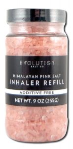 Evolution Salt - Health & Wellness Crystal Salt Refill for Inhaler 9 oz